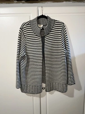 Vintage Talbots Wool Angora Striped Sweater 2x - Image 1 of 4