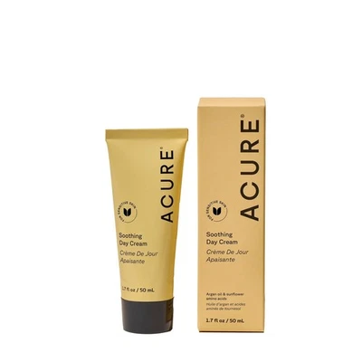 Crema de día Acure, seriamente calmante, 1,7 fl oz (50 ml), sin crueldad, vegana Foto 1 de 4