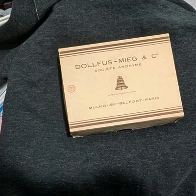 Vtg Embroidery Thread Lot  DMC 8 Cotton Perle Floss Thread Box of 12 , 100 yards - Image 1 of 4