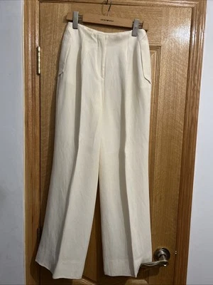 Emporio Armani Off White  Pant Size 4(38) - Image 1 of 4