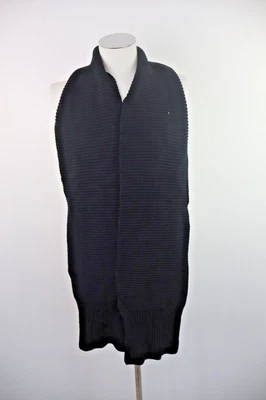 Calvin Klein Ck Unisex Vintage Scarf Wool Black - Image 1 of 4