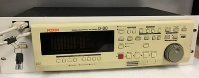 Fostex D-80 Digital 8-Track Digital Multitrack Recorder Vintage Retro powers on - Image 1 of 4