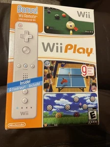 NINTENDO WII System Game Wii PLAY w/ Bonus Remote **BOX ONLY, no Game or Remote* - Picture 1 of 4