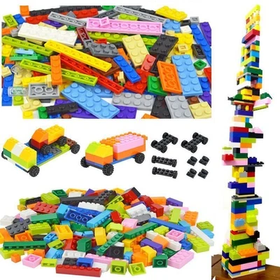 New 500 1000 1500 Bulk Lot Parts  Pieces Plates Tiles Mixed Styles for Lego Diy - Image 1 of 4