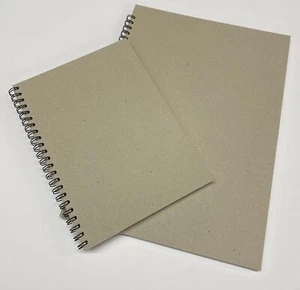 Portrait Wiro Sketchbook Recycled 1200 Mic Cover White 150gsm Cartridge A3 A4 - Picture 1 of 12