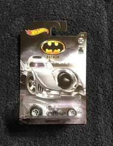 2018 Hot Wheels DC 80 Years Batman 5/6 Chrome Batmobile Super Short Print chase - Picture 1 of 7