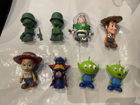Hot Toys Cosbaby Toy Story - Series 1 - Set of 8 Disney Pixar Loose Buzz Woody Cover