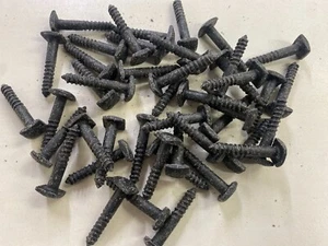 Square Head Coach Screws Waxed Self Colour Restoration LAG Bolt 1 1/2" 2" x 1/4" - Picture 1 of 24
