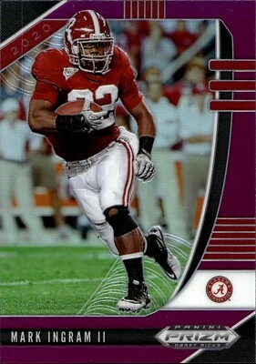 2020 Prizm Draft Picks #67 Mark Ingram II Prizms Purple Near mint or better - Image 1 of 2