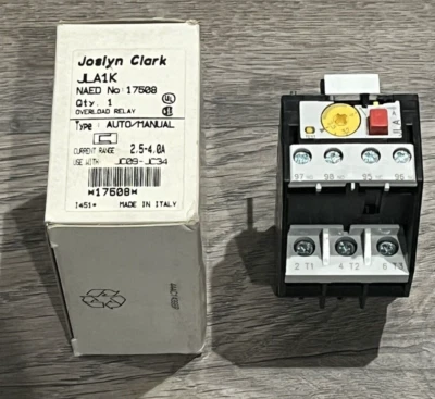 Joslyn Clark JLA1K Overload Relay - Image 1 of 4