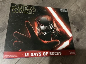 Star Wars 12 Days of Socks Shoe Size 10-4 New - Picture 1 of 4