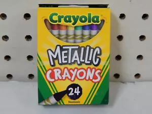Crayola Metallic Crayons 24 Count - 52-8815 -NEW - Picture 1 of 1