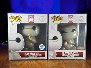 Funko Pop Disney #988 Baymax with Mochi & #1233 Baymax With Butterfly - Bild 1 von 12