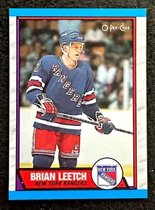 1989- 90 O- Pee-Chee-Hockey #136 Brian Leetch MINT - Picture 1 of 2