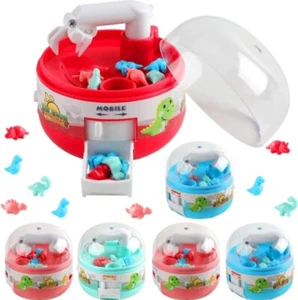 4 Pack Mini Claw Machines Toys for Kids & Adults With Mini Dinosaur Figures - Picture 1 of 2