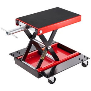 Motorcycle Scissor Jack Motorbike ATV Lift Work Bench Built on Dolly 500KG AU - Picture 1 of 13