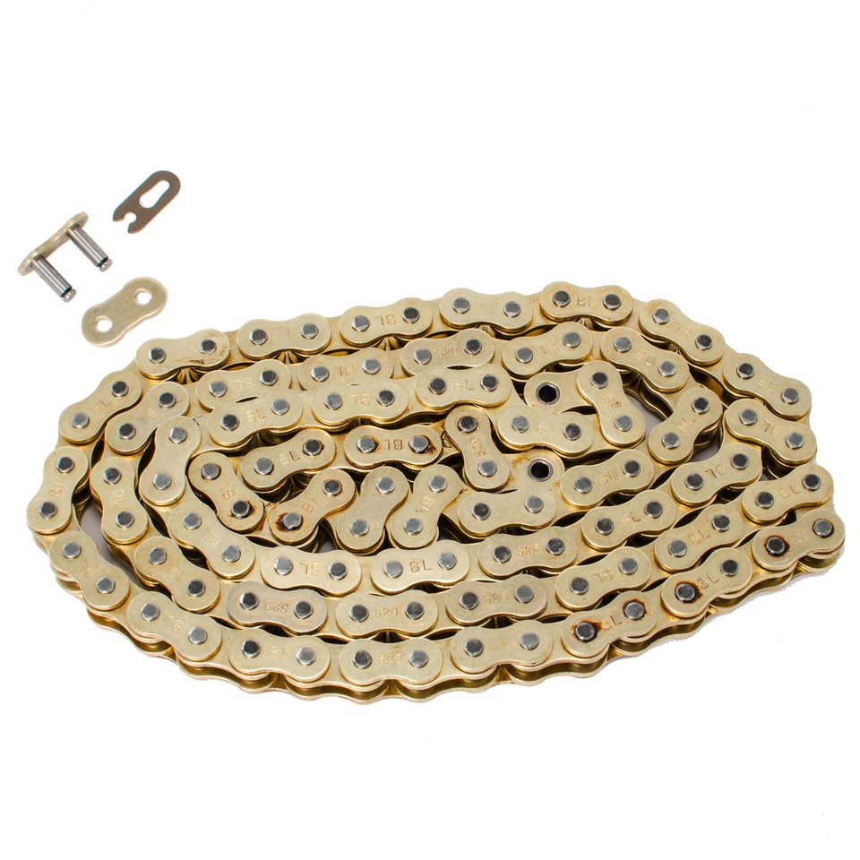 Gold 420 Heavy Duty Drive Chain For Honda CRF50F 2004-2024 / Z50R 1979-1999 - Image 1 of 4