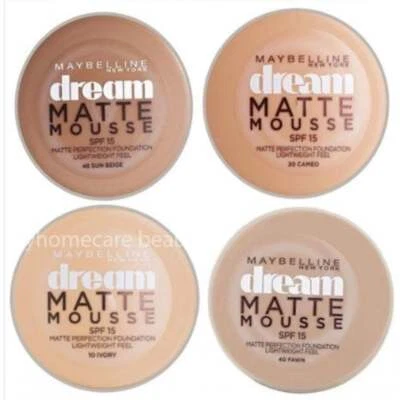 Maybelline Dream Matte Mousse Foundation 18ml - Choose Your Shade - Image 1 of 2