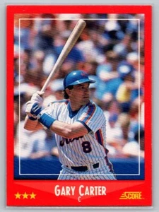 1988 Score Gary Carter #325 - Imagen 1 de 2