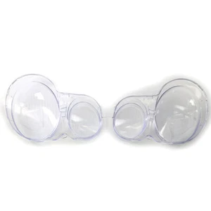 For 2000-2002 W210 E-Class Mercedes Benz Pair of Headlight Head Lamp Cover RH&LH - Picture 1 of 8