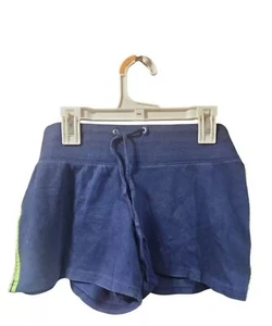 Junior's No Boundaries Blue & Green Stretch Shorts Size Medium - Picture 1 of 2