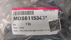LG GUARNIZIONE OBLO' LAVATRICE LG MDS61153401 ORIGINALE - Imagen 1 de 1