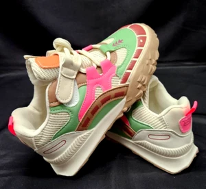 Athletic Youth Girls Multicolored Sneakers Size EUR 35/US 3.5 - Picture 1 of 10