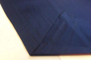 NAVY BLUE Sateen Cotton Curtain Lining with Solpruffe Finish - Picture 1 of 7