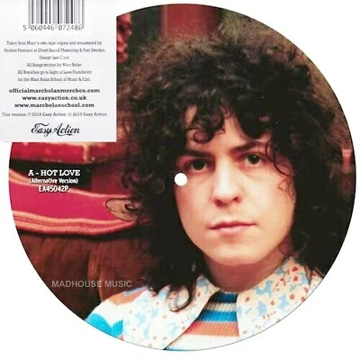 T-REX 7" Hot Love Alt. Version / US Edit. PICTURE DISC 2020 Limited 500 ONLY ! - Image 1 of 4