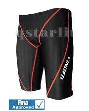 FINA Men Male Racing Competition Aqua Blade Swimwear Jammer Size 30/32, XL/XXL