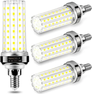 E12 LED Bulbs,20W LED Corn Light Bulb 150W Equivalent 2000 Lumen 6500K Cool Dayl - Picture 1 of 12