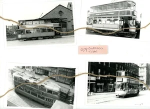 059 Glasgow Trams 4 photos No 467 + 3 prints not digital clean - Picture 1 of 2