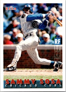 1995 Bazooka Sammy Sosa Chicago Cubs #4