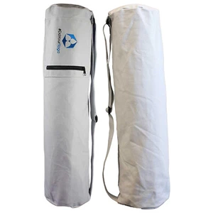 Yogatasche rund 67x18cm Baumwoll-Canvas Tragetasche Yoga Pilates Zubehör Tasche - Bild 1 von 9