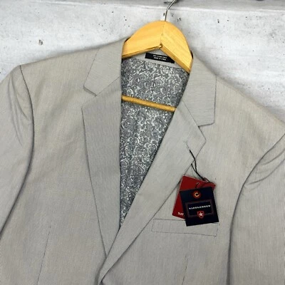 Saddlebred Blazer Sport Coat Jacket Men’s Size 40R Blue Striped NEW READ - Image 1 of 4