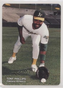 1989 Mother's Cookies Oakland Athletics Stadium Giveaway Tony Phillips #11