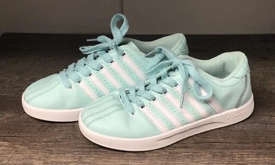 Zapatillas K Swiss Clásicas Niños Verde Agua-Blanco 53643-361 M Talla Baja 3 Foto 1 de 4