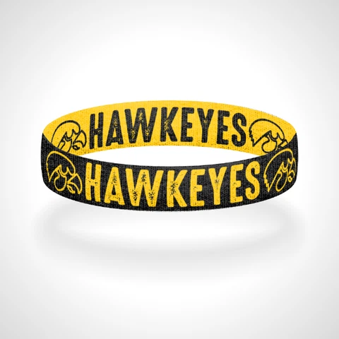 Reversible Iowa Hawkeyes Bracelet Wristband Go Hawks Bracelet Cover