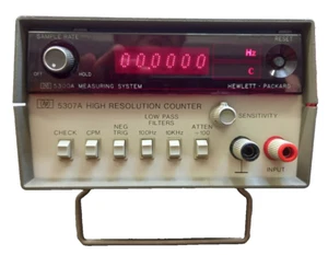 HP 5307A FREQUENCEMETRE HIGH RESOLUTION COMPTEUR HP 5300A - Imagen 1 de 11