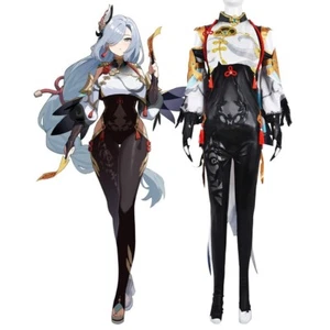 Juego Genshin Impact Shenhe Disfraz Cosplay Body Halloween Carnaval - Imagen 1 de 11