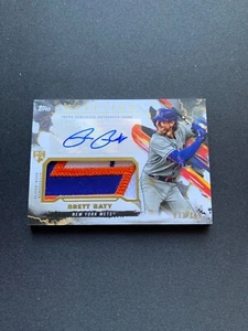 Brett Baty RC Auto Patch /149 - 3 Color Patch - 2023 Topps Inception NY Mets RPA - Picture 1 of 2