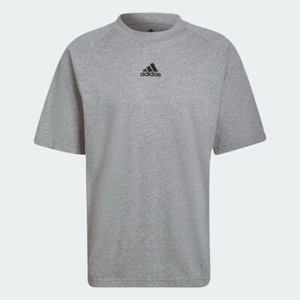 Adidas Hombres Camiseta Essentials Marca Amor Manga Corta Cuello Redondo Camiseta HE4422 PEQUEÑA - Imagen 1 de 3