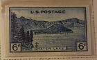 U.S. #761 1935 6¢ Crater Lake Specjalny nadruk Wydany imperforat bez gumy
