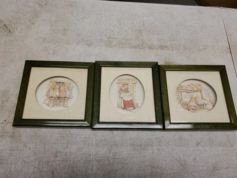 3 imágenes vivas Brambly Hedge De'coupage Jill Barklem 1992 John Ellam  Foto 1 de 4