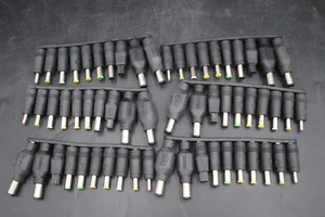6 SETS 60pc DC Power Adapter Kits Jack Converter Connector Universal - Picture 1 of 4