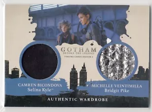 Cryptozoic Gotham Season 2 Dual Wardrobe #DM4 Camren Bicondova & M Veintimilla - Picture 1 of 1