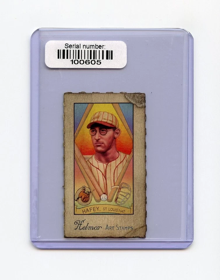 #100605 CHICK HAFEY Rare HELMAR Art Stamps Card - Image 1 of 1