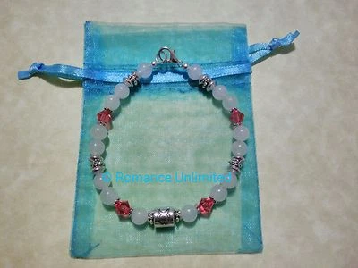 PULSERA TAURUS Cuentas de Piedras Preciosas y Cristal Austriaco ASTROLOGÍA ZODIAC Letrero Wicca Foto 1 de 3