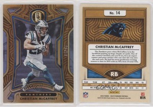 2022 Panini Gold Standard Platinum /75 Christian McCaffrey #14