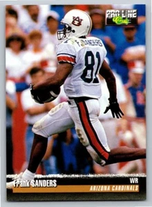 1995 Classic Pro Line Frank Sanders Card #357 Rookie RC Football Card - Picture 1 of 2